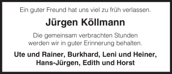 Todesanzeige von Ulrich Haaker von ALLGEMEINE ZEITUNG UELZEN