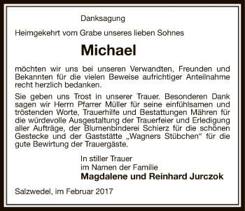 Todesanzeige von Michael  von Uelzen